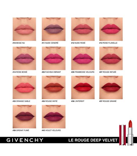 le rouge deep velvet givenchy beauty